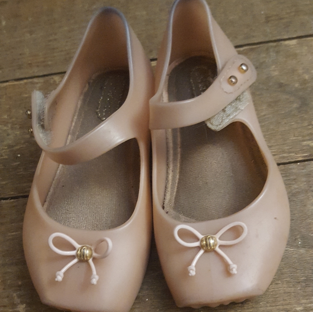Mini Melissa ballet shoes (toddler girls size 7)
